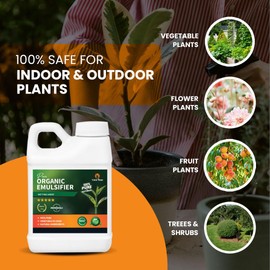 Yield Titan Pure Organic Emulsifier - 100% Natural Wetting Agent for Enhanced Plant Absorption, Eco-Friendly Formula (16 oz)