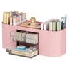 Marbrasse Desk Organiser with 3 Drawers,Multi-Functional Pen Holder,Desk Tidy and