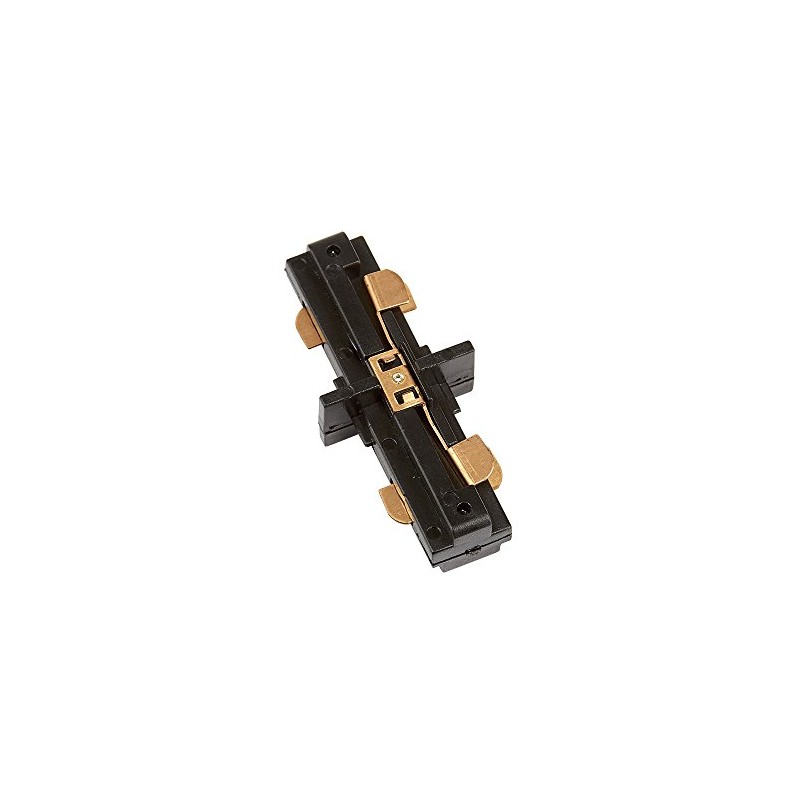 Tecnolite - Conector Recto para Riel de Spot, Color Negro,