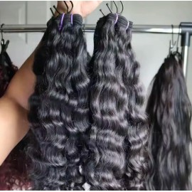 New Arrival Raw Cambodian Hair Natural Weaving ,Raw Cambodian Natural Wavy Hair, Vietnamese Burmese Human Hair Burmese Curlycolor: 1 Burmese Curl, Stretched Length: 16 Inches