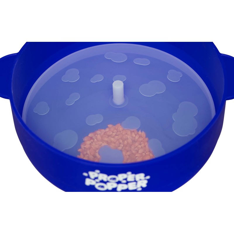 The Original Proper Popper Microwave Popcorn Popper, Silicone Popcorn Maker,