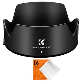 K&F Concept Reversible Lens Hood for Canon RF 24-105 mm F4-7.1 is STM, EF-S 18-135 mm f/3.5-5.6 is USM Lens Replaces Canon EW73D Lens Hood