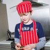 cookify Children’s Apron and Chef Hat set – Red &