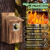 UUMENHA Bird Houses for Outside with Metal Predator Guard for