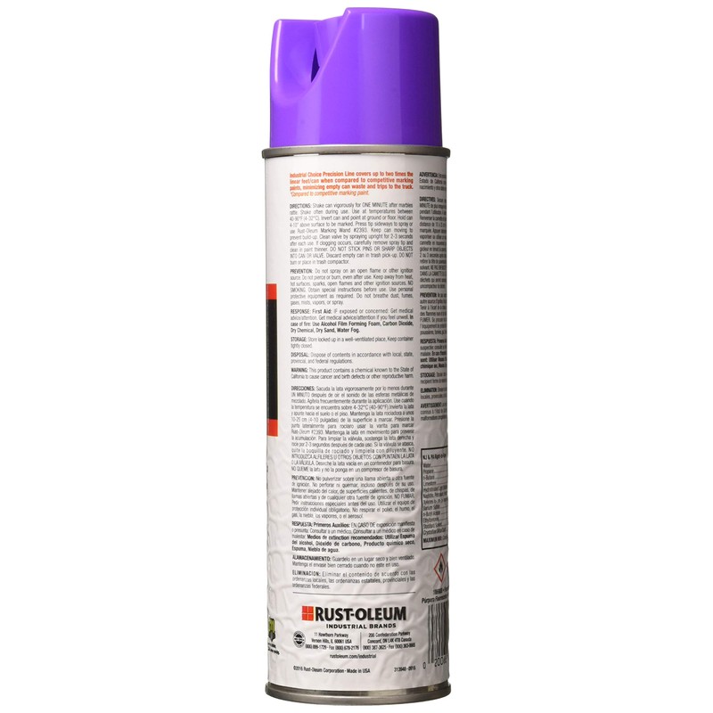 RUST-OLEUM 1869838 Fluorescent Purple Marking