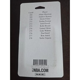 2009 Panini Kobe Bryant Los Angeles Lakers Sealed Team 11 Card Set NOS