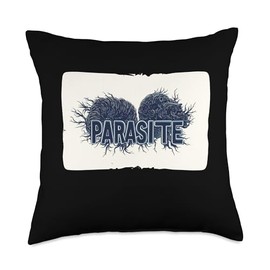 Parasite Vibes Costume for the Fearless Throw Pillow