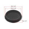 sourcing map Rubber Sink Plug Drain Stopper Fit 56mm with