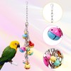 Dnoifne Bird Swing Bell Toys – Colourful Metal Bells for