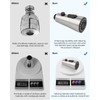 Hibbent Stainless Steel Pull Down Spray Head Replacement with 15