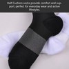 Men’s Quarter Crew Socks – Soft Combed Cotton, Cushioned for