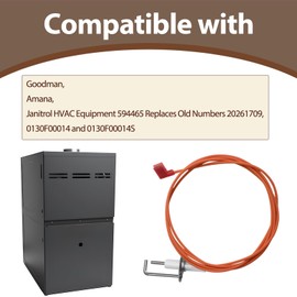 20261709S Furnace Hot Surface Ignitors Compatible with Goodman, Amana, Janitrol HVAC Equipment Replace 594465