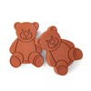 Fox Run Terracotta Brown Sugar Keeper and Saver, Bear, Set