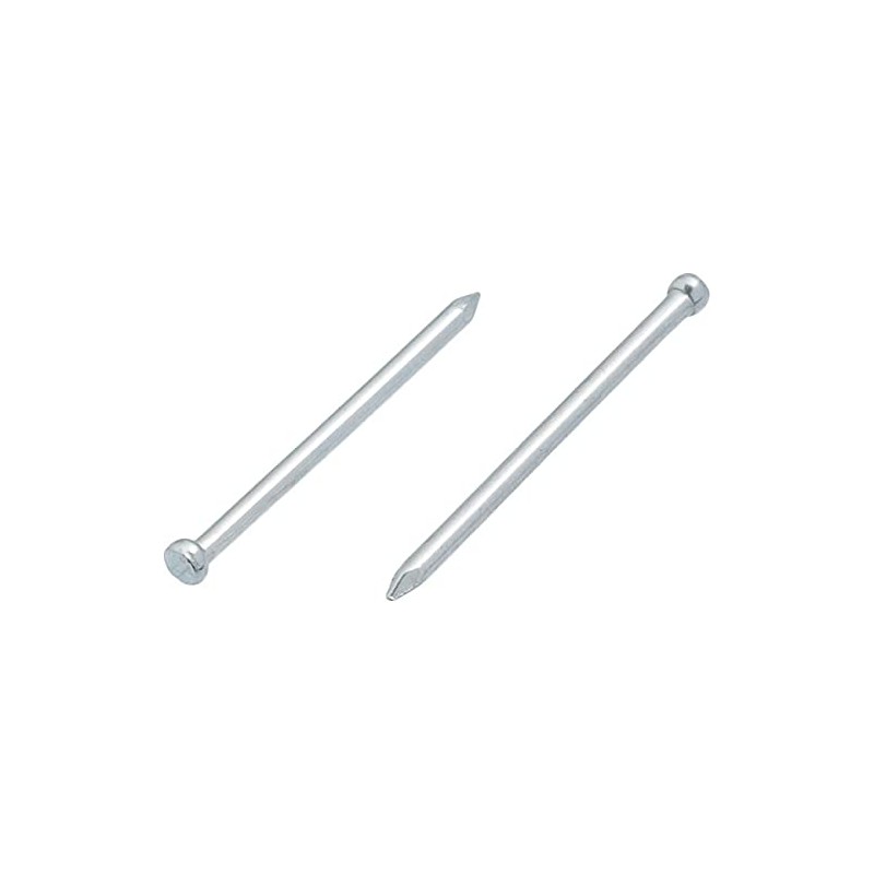 1.8mm x 35mm Galvanised Steel Bright Oval Lost Head Joinery