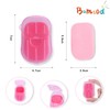 Bamsod 12 Boxes (240 Sheets) Mini Hand Soap Sheets Soap