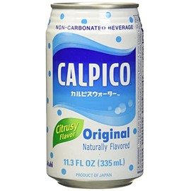 Calpico Original Citrusy Flavor Soft Drink in Can 11.3 fz (pack of 24)