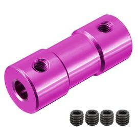 sourcing map 2pcs Shaft Coupling 3.17mm x 4mm Plug Adapter for RC Aircraft Boat Motor L25XD10