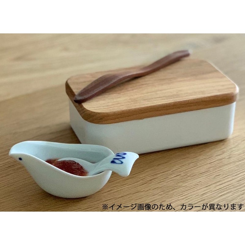 World Create viv Hasamiyaki Sauce Pot & Spoon, Beige Kotori