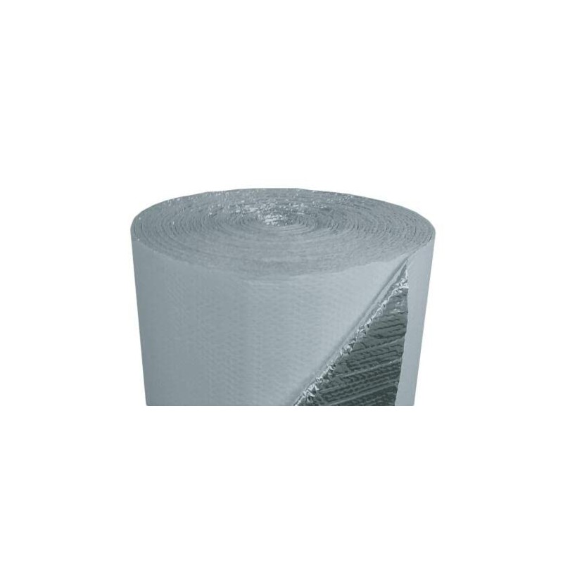 White Faced Reflective Poly-Air Spiral Duct Wrap HVAC Faucet Insulation