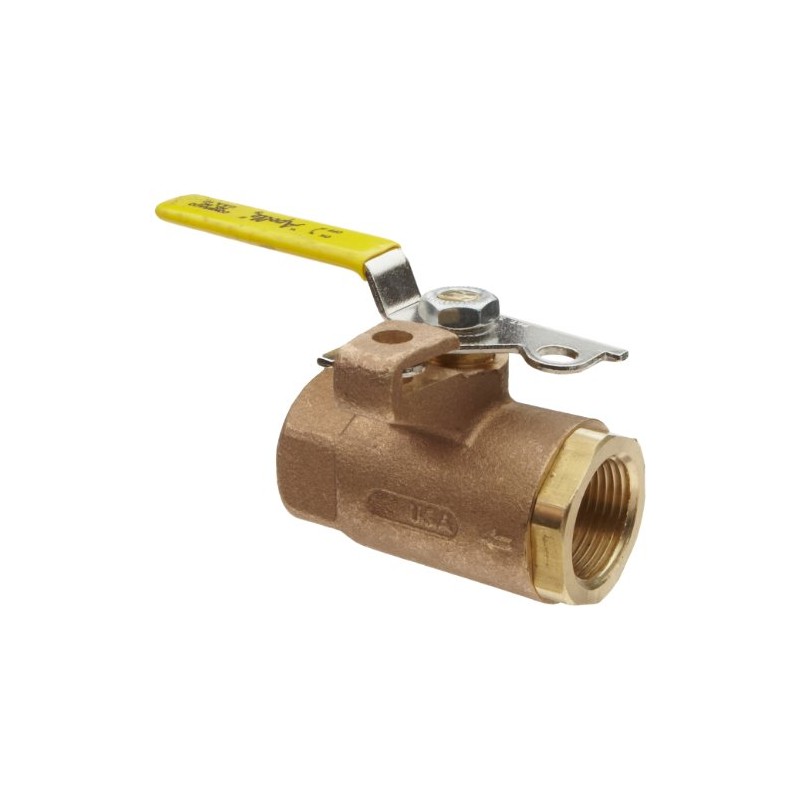 Apollo 75-100 Series Bronze Ball Valve with Automatic Drain, Two
