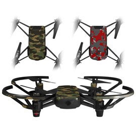 Skin Decal Wrap 2 Pack for DJI Ryze Tello Drone WraptorCamo Digital Camo Timber Drone NOT Included