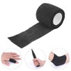 6PCS Tattoo Grip Cover Wrap - Black Disposable Cohesive Tattoo