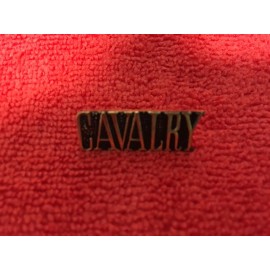 US ARMY CAVALRY TEXT HAT PIN MEASURES 1 AND 1/8TH INCHES