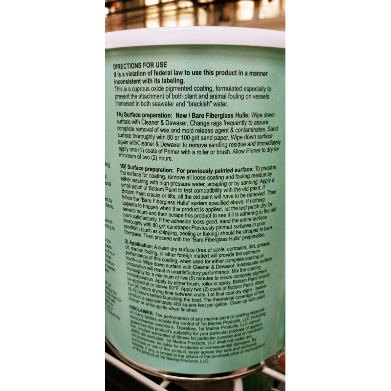 US Marine Products LLC Marine Coastal Copper 250 Ablative Antifouling