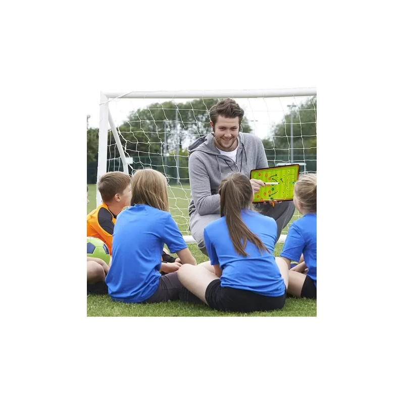 Pizarra Táctica Magnética Plegable para Entrenadores de Fútbol con Accesorios