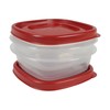 Rubbermaid Easy Find Lids Food Storage Containers, 1.25 Cup, Racer