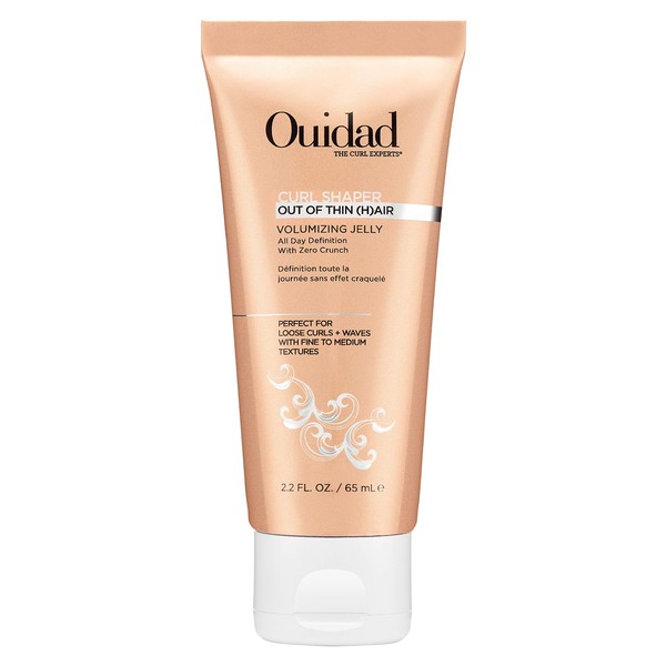 Ouidad Curl Shaper Out of Thin (H) Air Volumizing Jelly, Promotes Curl Formation with Soft Hold, Enriched with Aloe and Styling Polymers, for Fine to Medium Hair, 65 ml