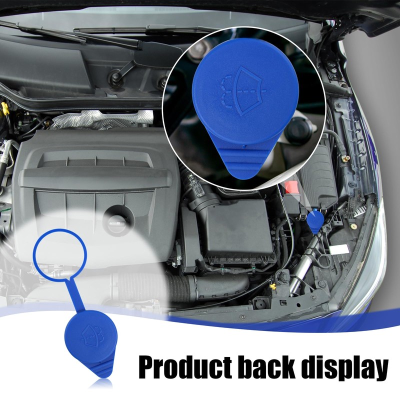 PEUTIER 2pcs Windshield Washer Reservoir Cap, Washer Fluid Lid Leakage