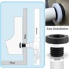 AUNMAS Seal Replacement Kit Urinal Wall Gasket 2 Urinal Flange