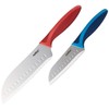 ZYLISS 2 Piece Santoku Knife Set with Sheath Covers, Stainless