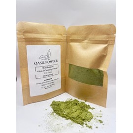 Generic 25 g Qasil Powder Somalia Face Masks Beauty Secret for Skincare, Body, Hair,Scalp & Face Acne Clay Mask made from Organic Gob Tree Green Leaf (Ziziphus Jujube) Made in Somalia