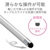 エレコム タブレット・スマートフォン用タッチペン 超感度タイプ AL.STYLUS シルバー TB-TPA02SV