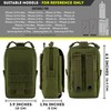 IronSeals Molle Pouch Multi-Purpose Tactical Compact Water-Resistant Utility Pouch with
