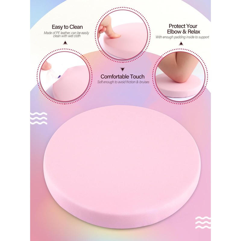 TOROKOM Pack of 2 Nail Tech Elbow Support, Hand Rest
