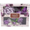 Q-FLA Brillante Brillante Bath Soap Flower Purple, 1 Piece / Q-FLA 큐플라 Brillante 브릴란테 입욕제 소프플라워 퍼플, 1개