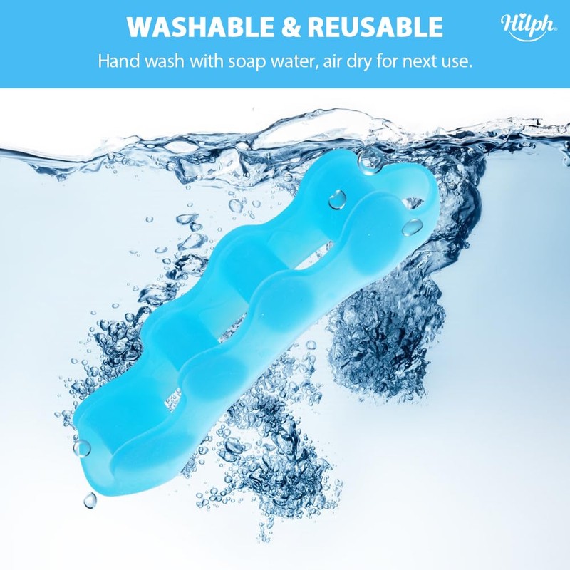 Hilph Toe Separator Gel for All Toes, Soft Toe Separator