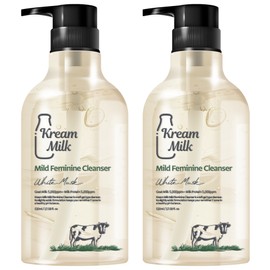 Cream Milk Mild Lactobacillus Feminine Cleanser, 2 units, 520ml / 크림밀크 마일드 유산균 여성청결제, 2개, 520ml