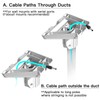 Foboull Pipe Adapter Mount for Starlink Standard, Starlink Gen 3