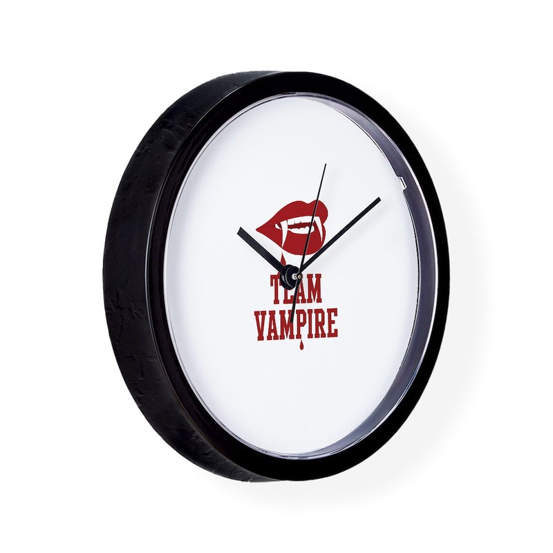 CafePress Team Vampire 10" Wall Clock for Livingroom, Kitchen, or