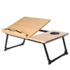 Xjskkaa Portable Laptop Stand with Tray for Reading in Bed,