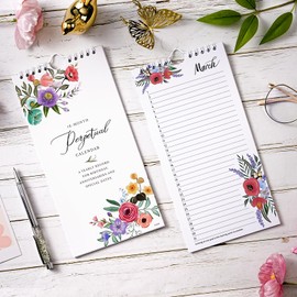 Perpetual Calendar - Undated Calendar 12-Month, 5'' x 10'' with Twin-wire Binding, Thicker Paper, Perpetual Calendar for Birthday, Anniversaries, Important Days, Festivals Reminder