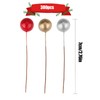 300 Pcs Christmas Holly Berries Red Gold and Silver Artificial