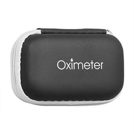 Funda para oxímetro de pulso, funda rígida de almacenamiento portátil para oxímetro de pulso de dedo, bolsa de almacenamiento rígida, funda de...     