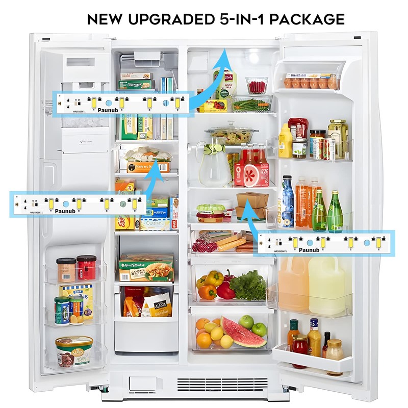 New Upgraded WR55X26671 Led Light Board for GE Freezer Refrigerators