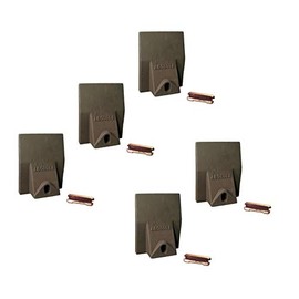 5 Bobcat Style Mini Excavator/Skid Bucket Dirt Flare Teeth w/Pins - 7102097