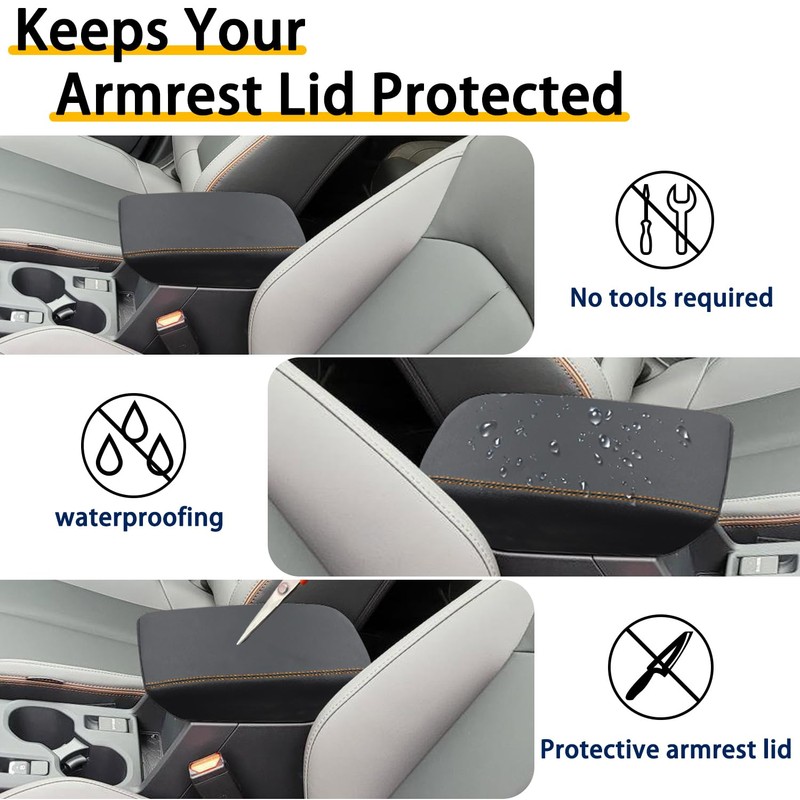 CIMOF Center Console Armrest Cover for Subaru Forester Accessories 2025